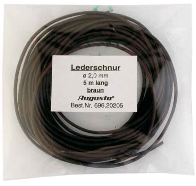 Leather cord 1,8 mm brown Leather cord 1,8 mm brown