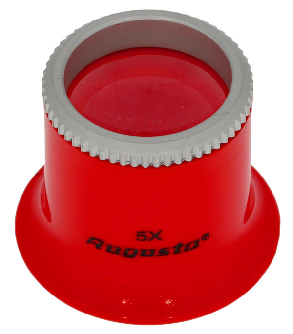 Uhrmacherlupe rot 5x Uhrmacherlupe rot 5x
