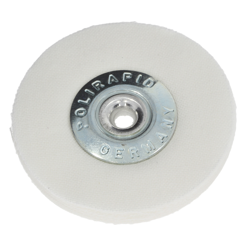 Lathe brush narrow white cotton yarn Ø 50 mm Lathe brush narrow white cotton yarn Ø 50 mm