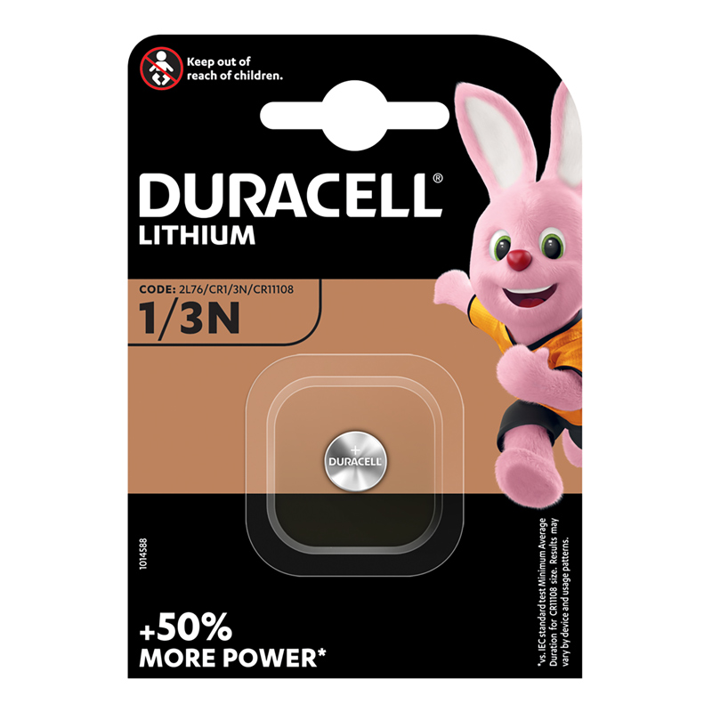 Duracell lithium photo battery 2L76 (1/3N) Duracell lithium photo battery 2L76 (1/3N)
