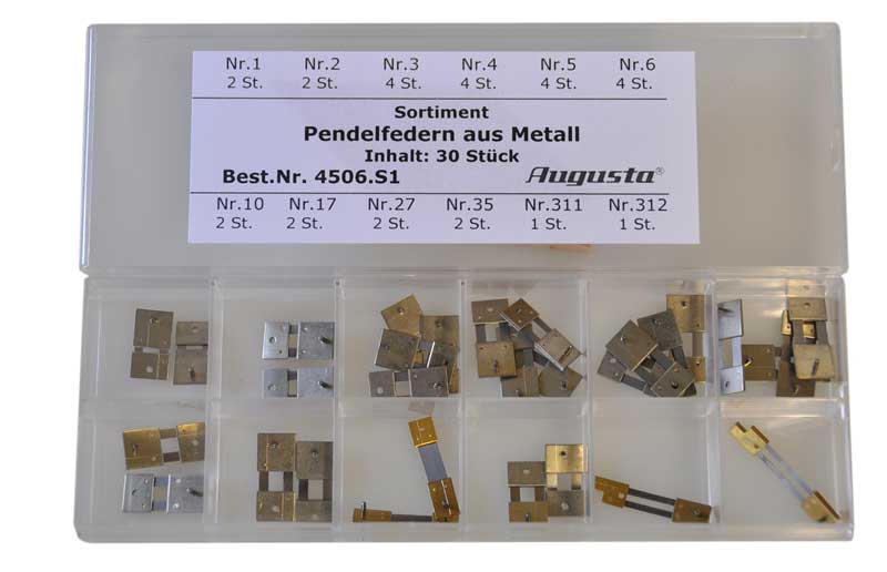 Assortimento di sospensioni per pendolo in metallo Assortimento di sospensioni per pendolo in metallo
