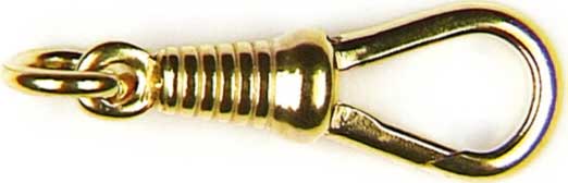 Karabiner mit unbeweglicher Öse und Ring 21 mm Karabiner mit unbeweglicher Öse und Ring 21 mm