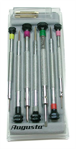 Screwdriver anti-magnetic set with spare blades