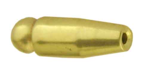 Safety pin with 2 holes, gold plated Safety pin with 2 holes, gold plated