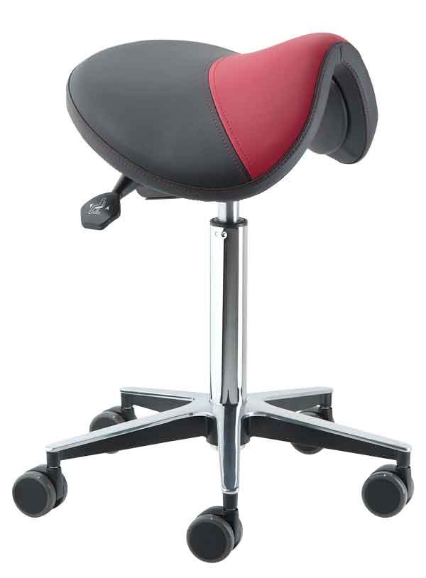 Sgabello ergonomico BALANCE a forma di sella Sgabello ergonomico BALANCE a forma di sella