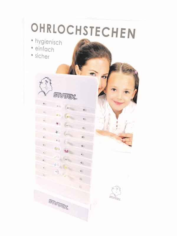 Studex display Peggy for ear studs Studex display Peggy for ear studs