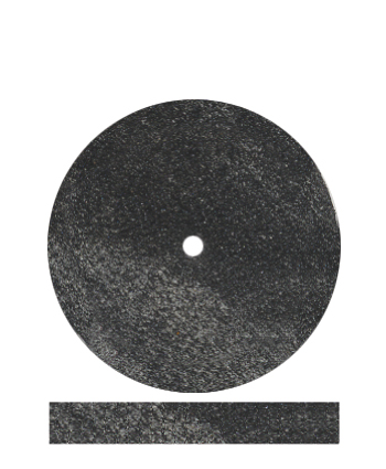 4565.5000 Dedeco rubber wheel black