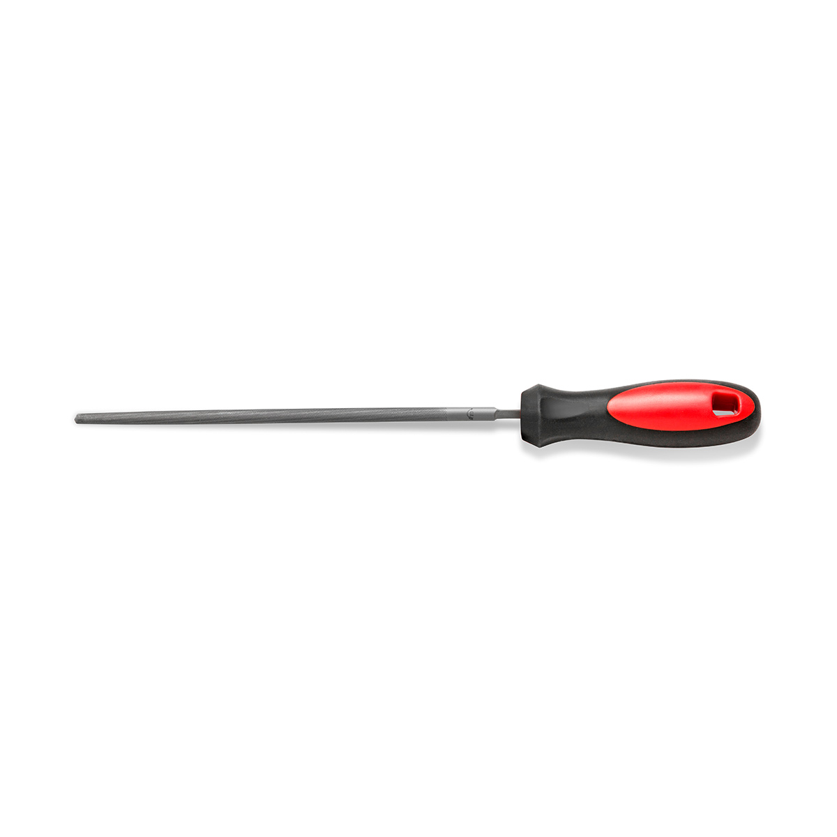 Engineers file round with 2-component handle Engineers file round with 2-component handle