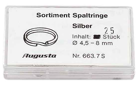 Sortiment Spaltringe 4 - 8 mm