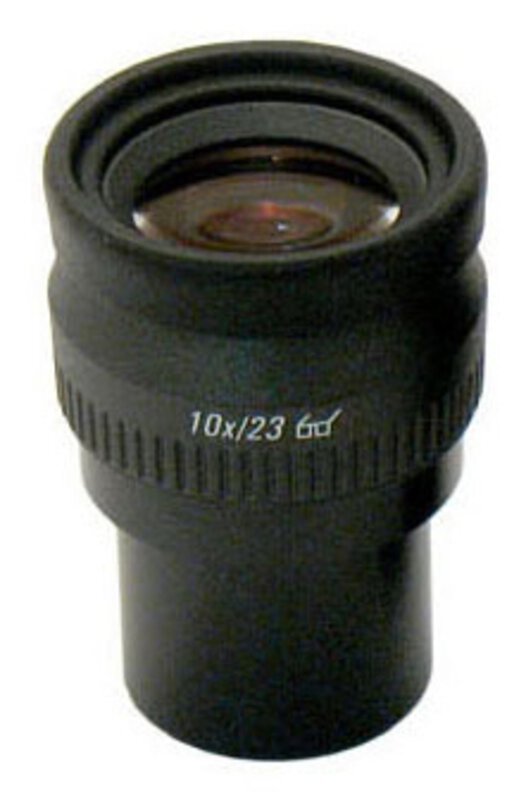 Eyepiece for spectacle wearers 10x/23B, adjustable