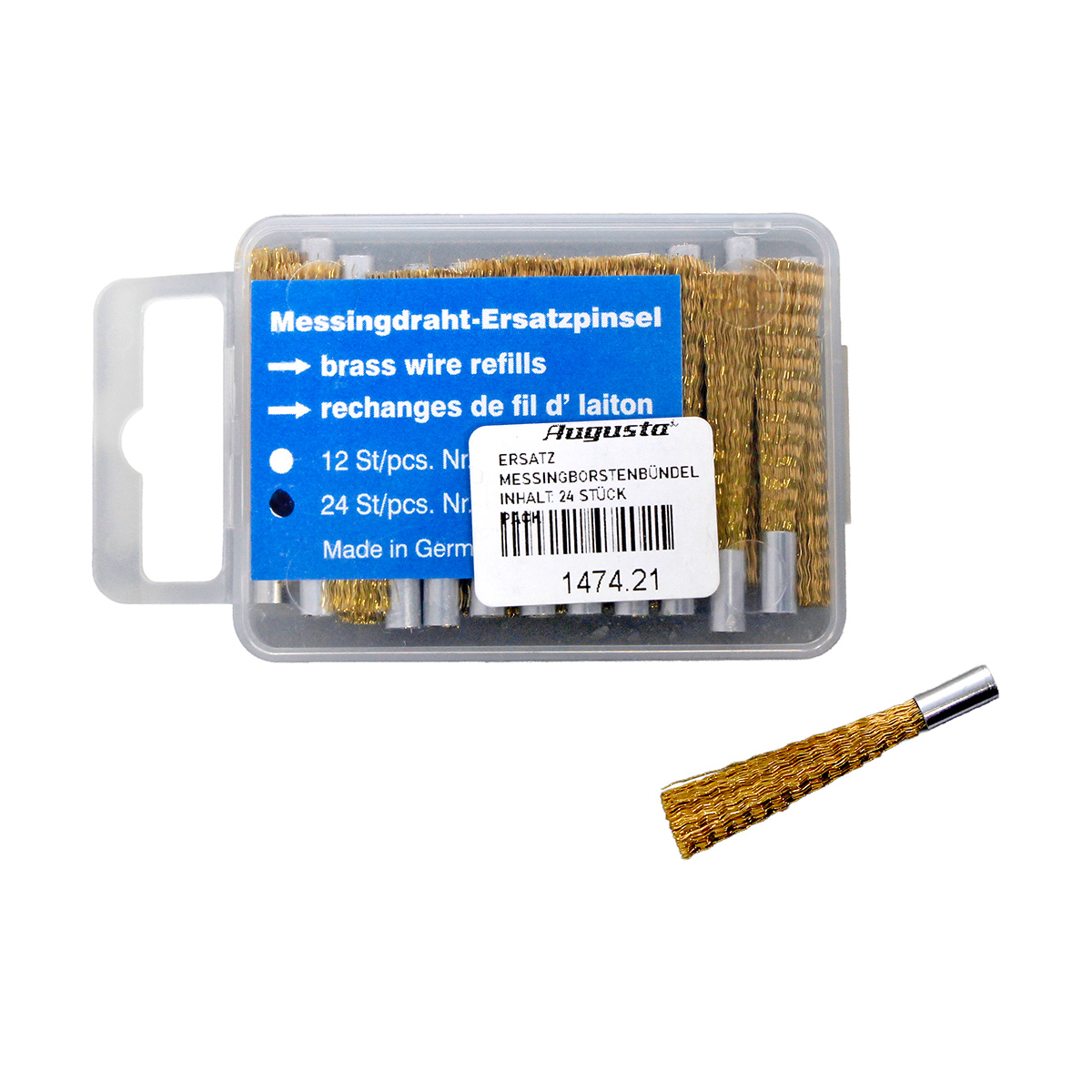 Spare brushes brass wire