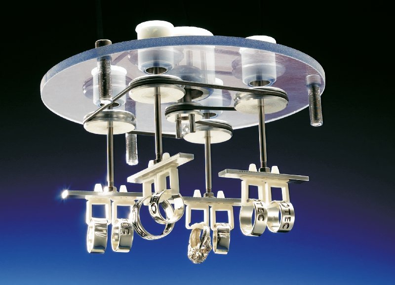 Ring holder for Otec Eco maxi for 8 rings. Ring holder for Otec Eco maxi for 8 rings.