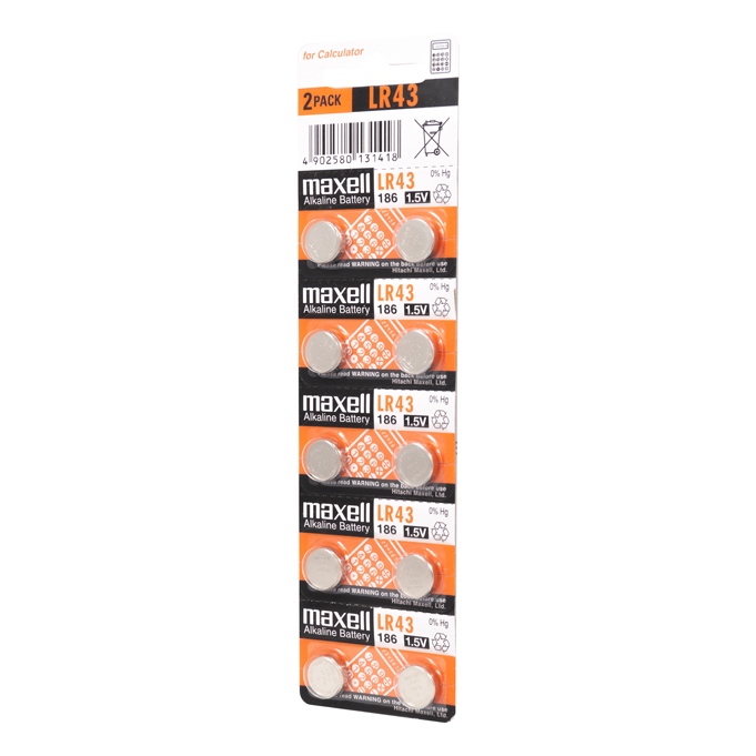 Maxell special alkaline LR 43 Maxell special alkaline LR 43