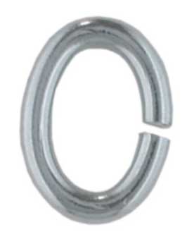 Jump rings oval silver