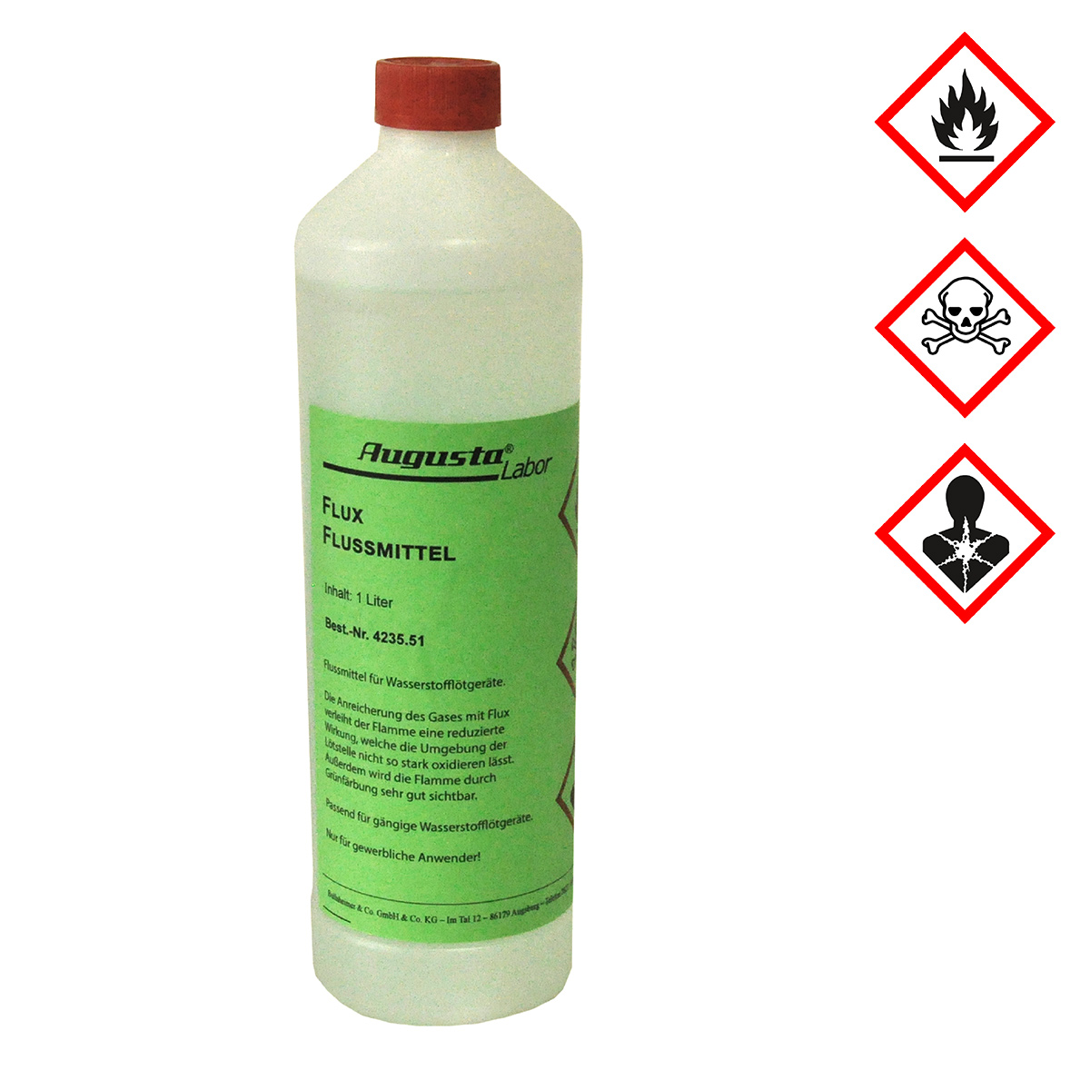 4235_51_Gefahr Flusso disossidante per saldatrici ossidriche