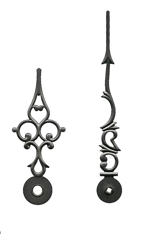 Clock hands black 88/60 mm Clock hands black 88/60 mm