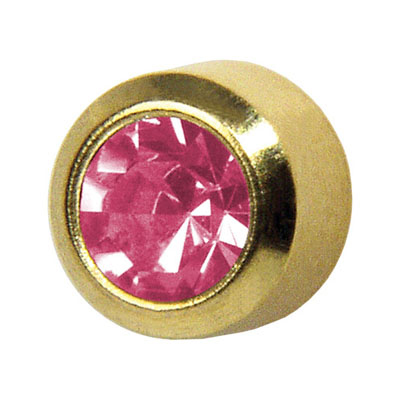 Medico ear studs, yellow