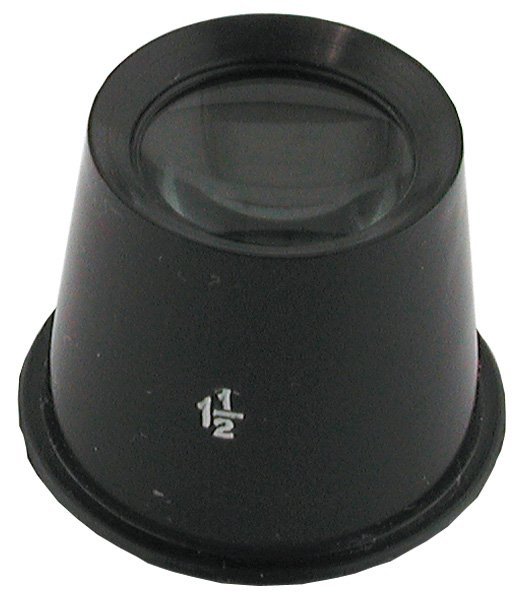 Watchmaker eye loupe black 4x