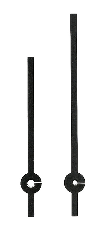 Clock hands black 80/60 mm Clock hands black 80/60 mm