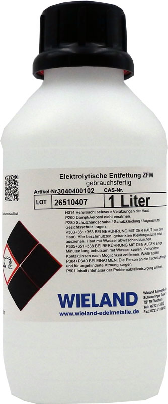 Wilaplat elektrolytische Entfettung ZFM