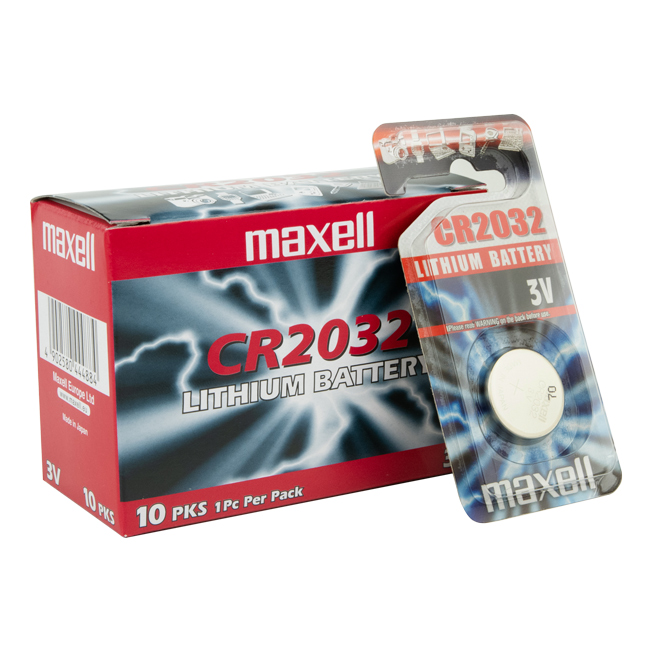 Maxell lithium batteries CR2032