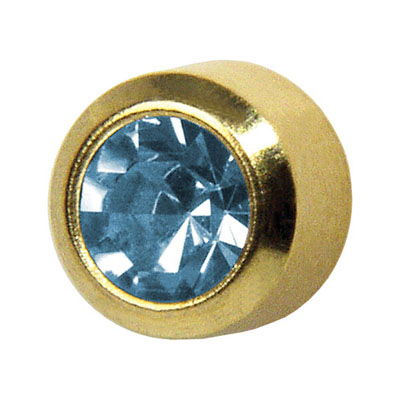 Medico ear studs, yellow