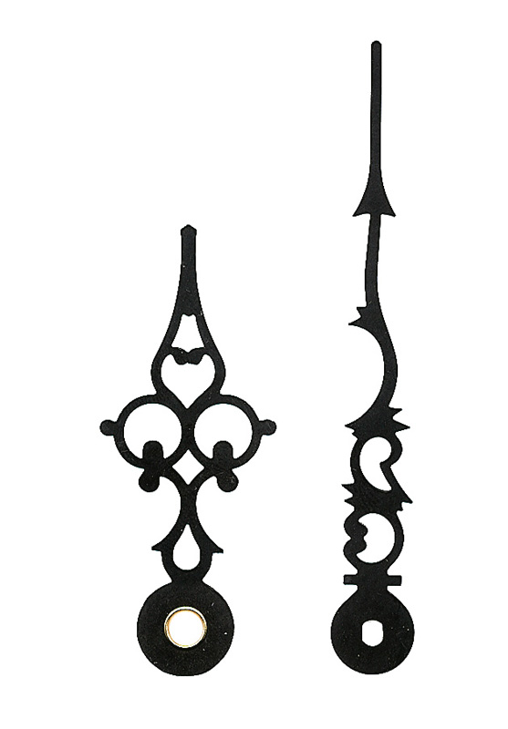Clock hand black 87/60 mm Clock hand black 87/60 mm
