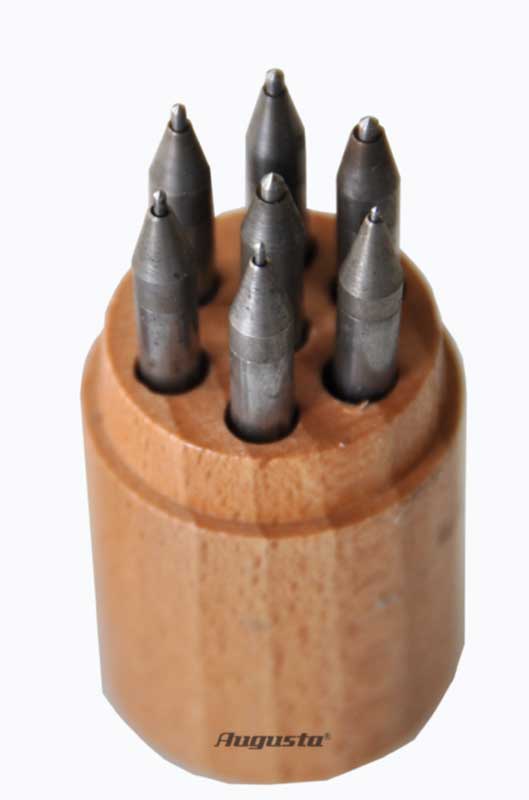 Punches with springy tip Punches with springy tip