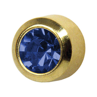 66136.9 Medico ear studs, yellow