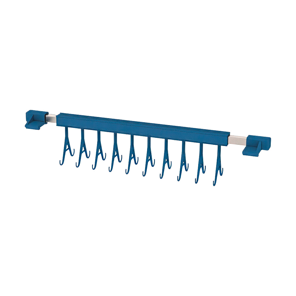 5510_938 Jewelry rack with 10 adjustable hooks