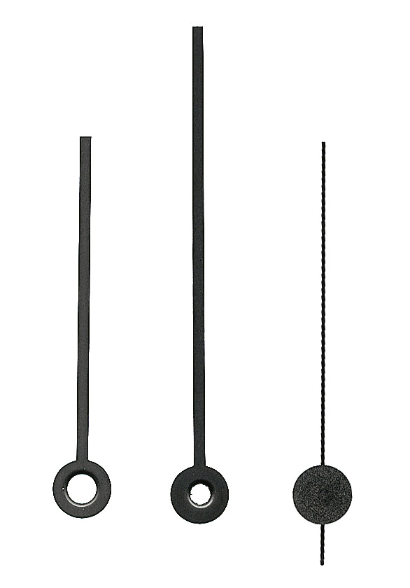 Clock hands black 80/60 mm Clock hands black 80/60 mm