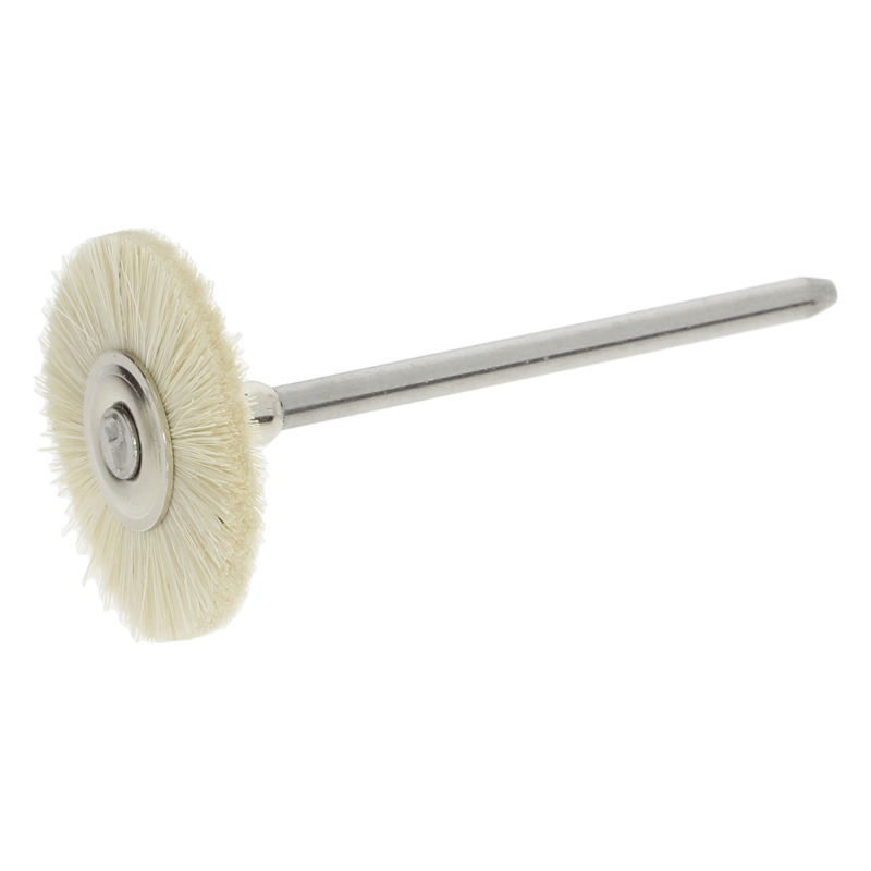 Polirapid circular wheel - goat hair white