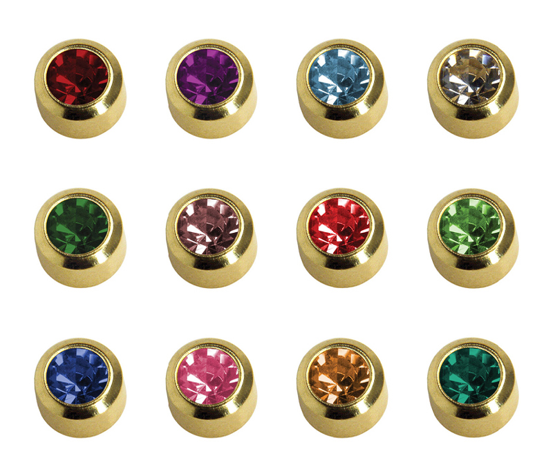 Studex Classic ear studs, gold-plated surgical steel