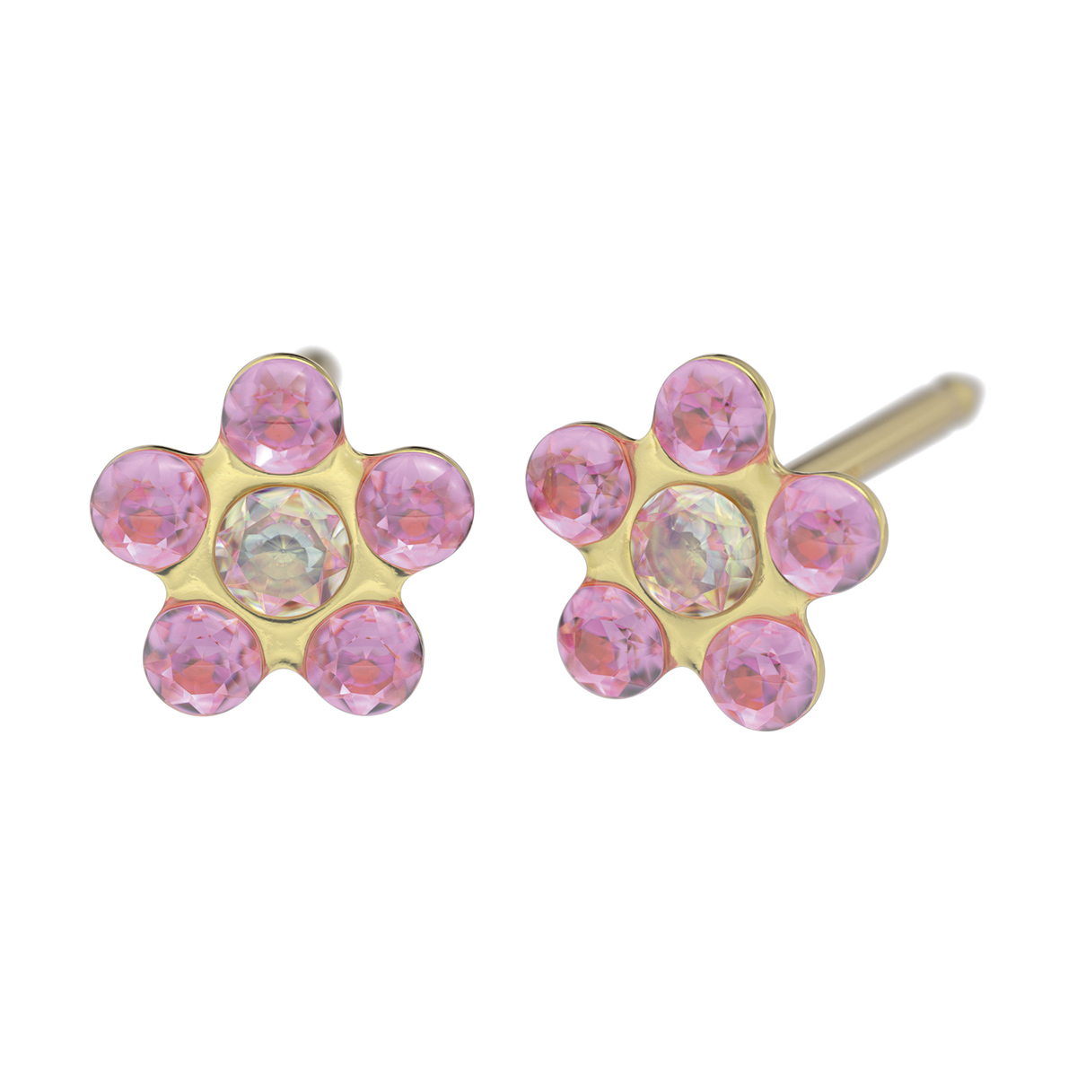 26136_6015 System 75 Erstohrstecker vergoldet