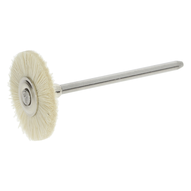 POLIRAPID spazzolino circolare - pelo di capra bianco Ø 21 mm