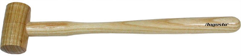 Wooden mallet with handle