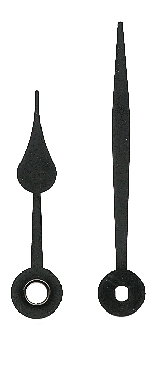 Clock hand black 65/45 mm Clock hand black 65/45 mm