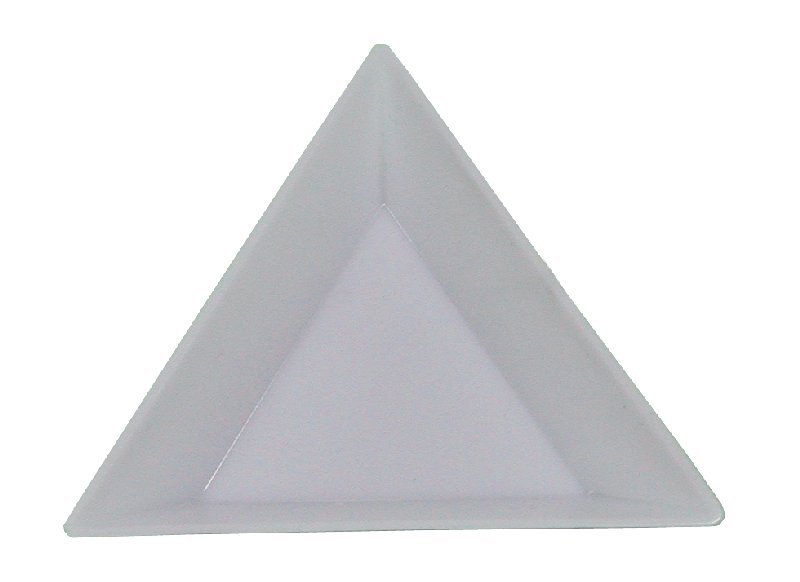 Vassoio triangolare bianco in plastica Vassoio triangolare bianco in plastica