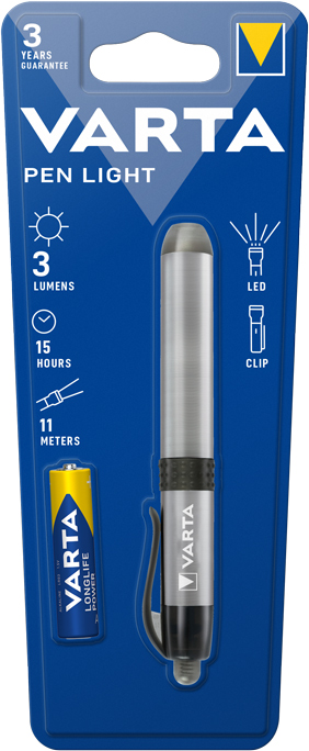 VARTA mini torcia a penna LED incl. 1 x AAA - blister da 1 pezzo