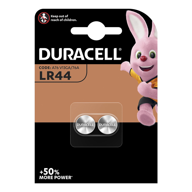 44LR.DU DURACELL batterie a bottone alcaline LR44