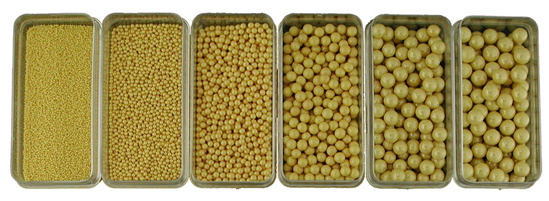 Assortimento sfere di ceramica Media gold Assortimento sfere di ceramica Media gold