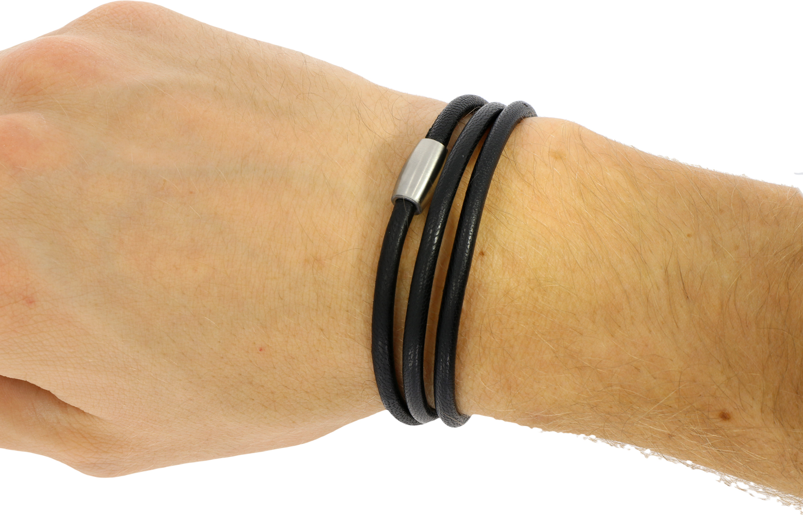 Cordoncino di nappa con anima, tondo con cucitura,  Ø 4 mm, nero