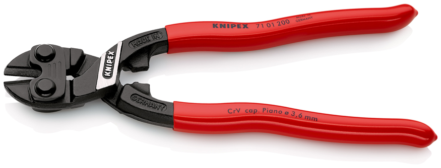 KNIPEX CoBolt® -  tronchese a doppia leva 200 mm senza molla di apertura