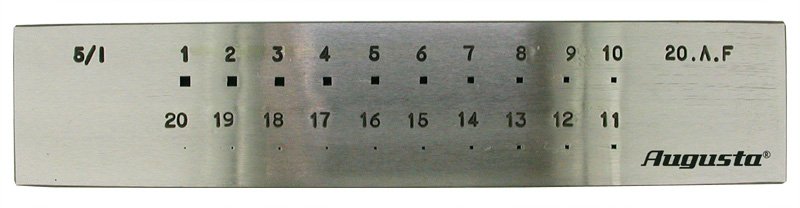 Trafila quadra in acciaio Ø 1,0 a fine