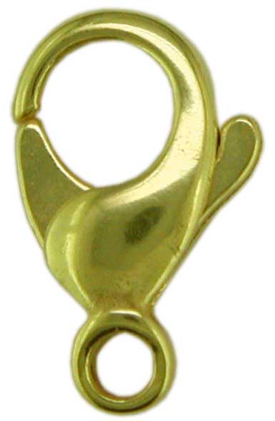 Jewel clasp 15 mm bellied shape casted Jewel clasp 15 mm bellied shape casted