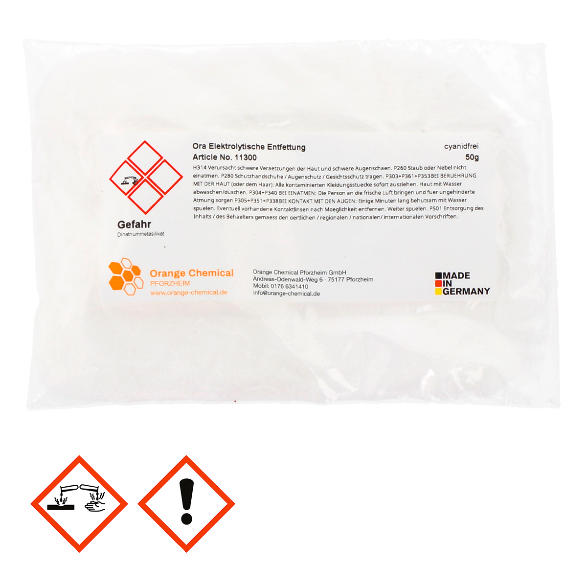 Ora electrolytic deagreasing  Ora electrolytic deagreasing