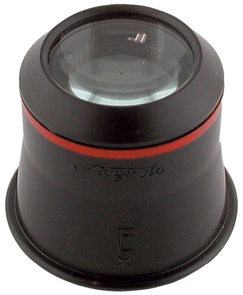 Monocono nero, lenti aplanatiche 10 X Monocono nero, lenti aplanatiche 10 X