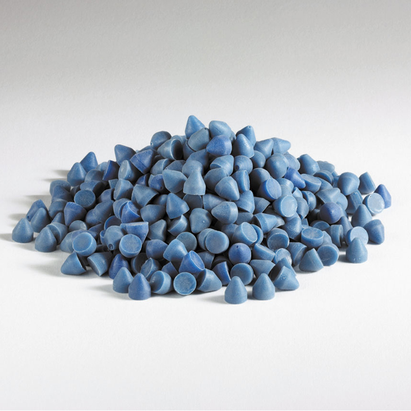 Plastic abrasives cone KO10, blue