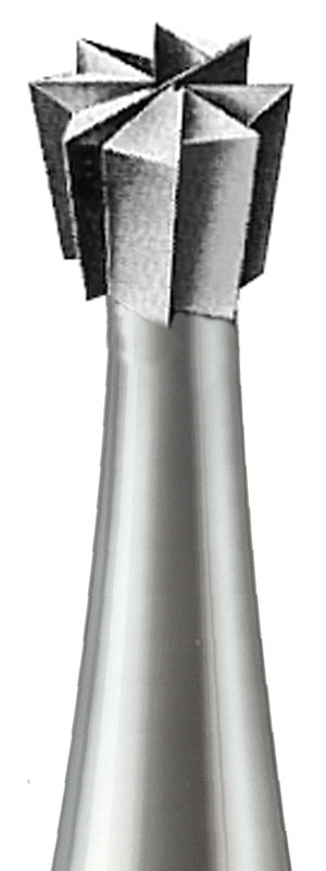 Busch steel burs, shape 2, inverted cone Busch steel burs, shape 2, inverted cone