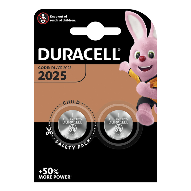 Duracell Lithiumbatterien CR2025